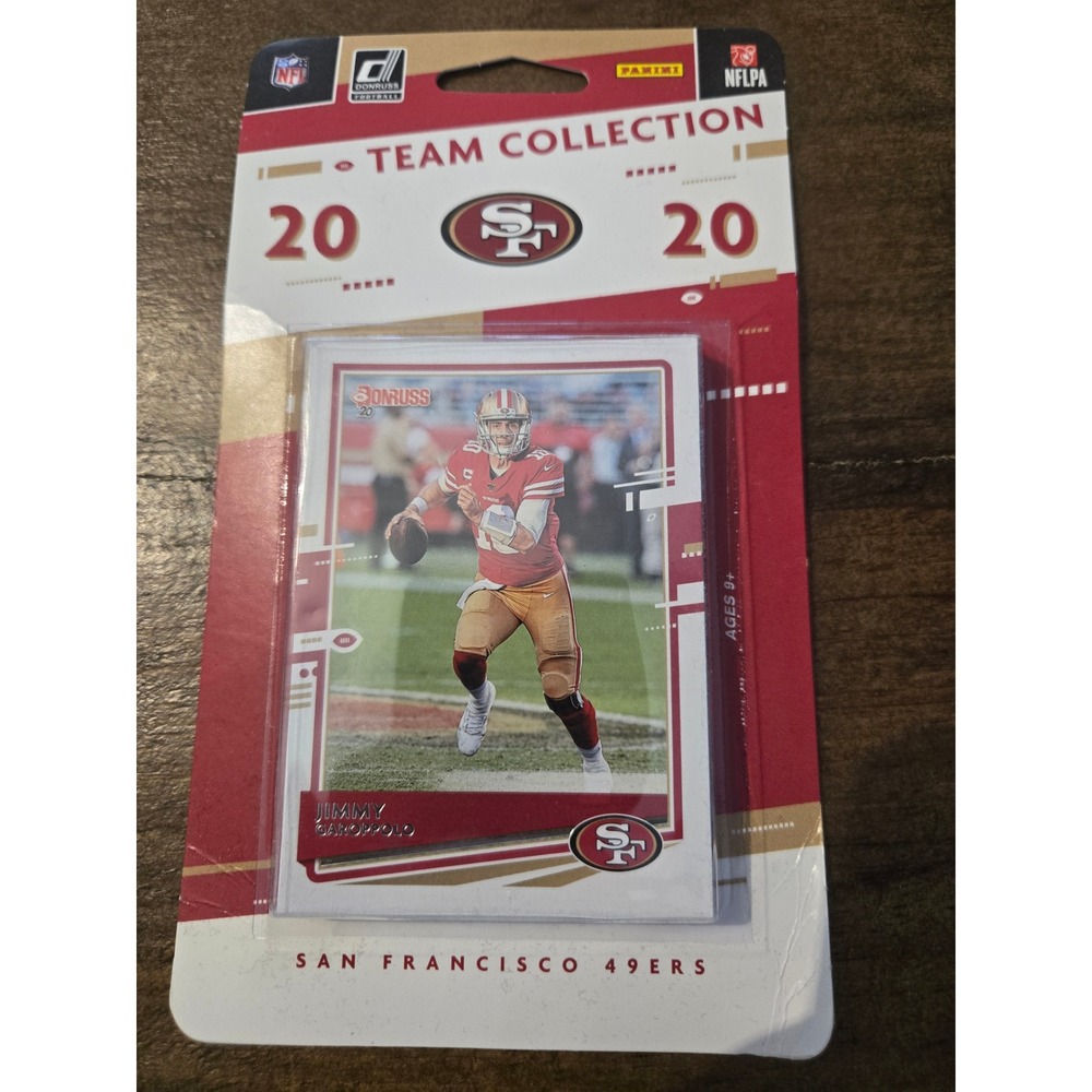 San Francisco 49ers 2020 Panini Donruss Factory Sealed Team Card Set